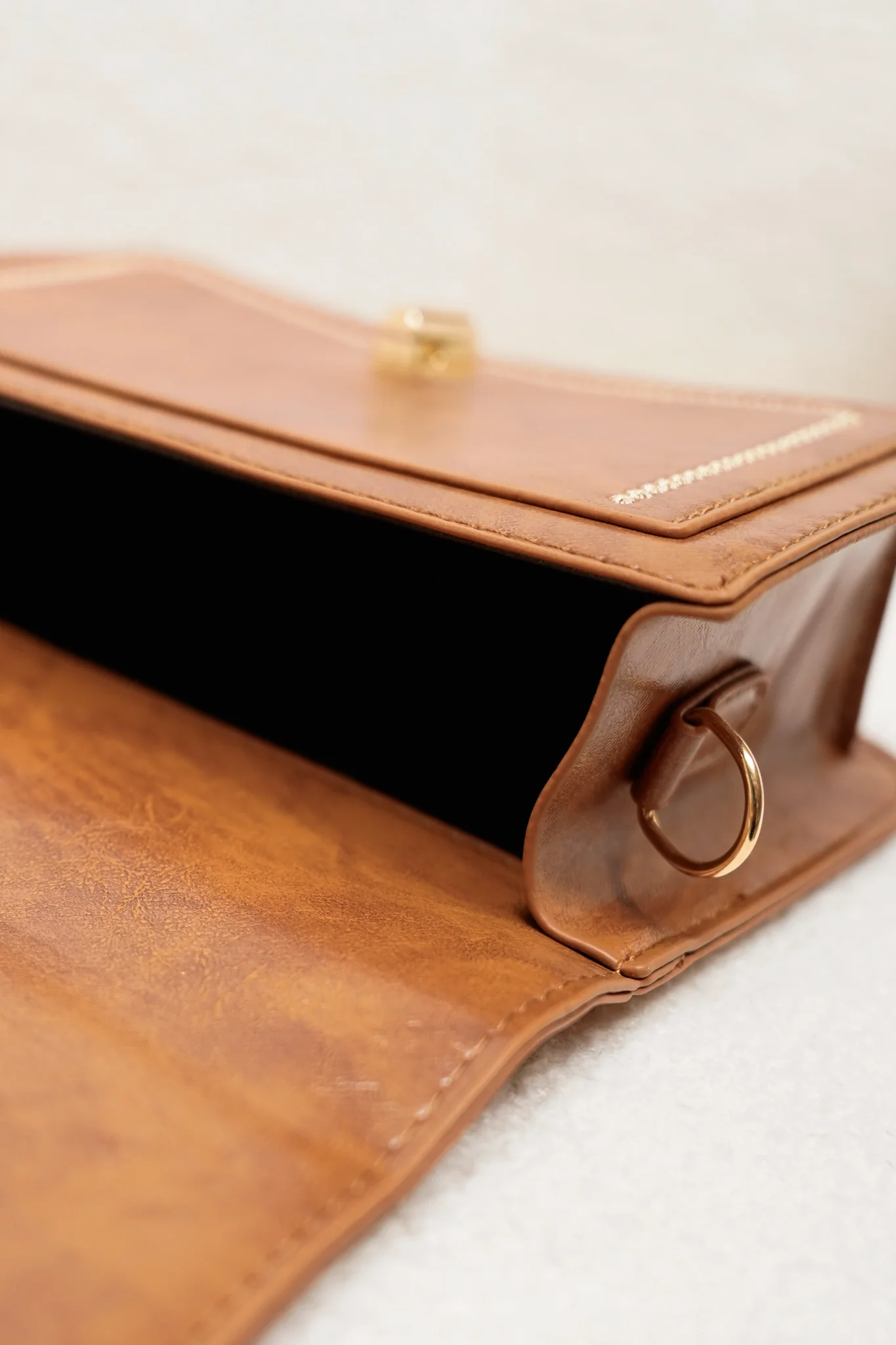 Garner Crossbody Bag - Brown - Image 7