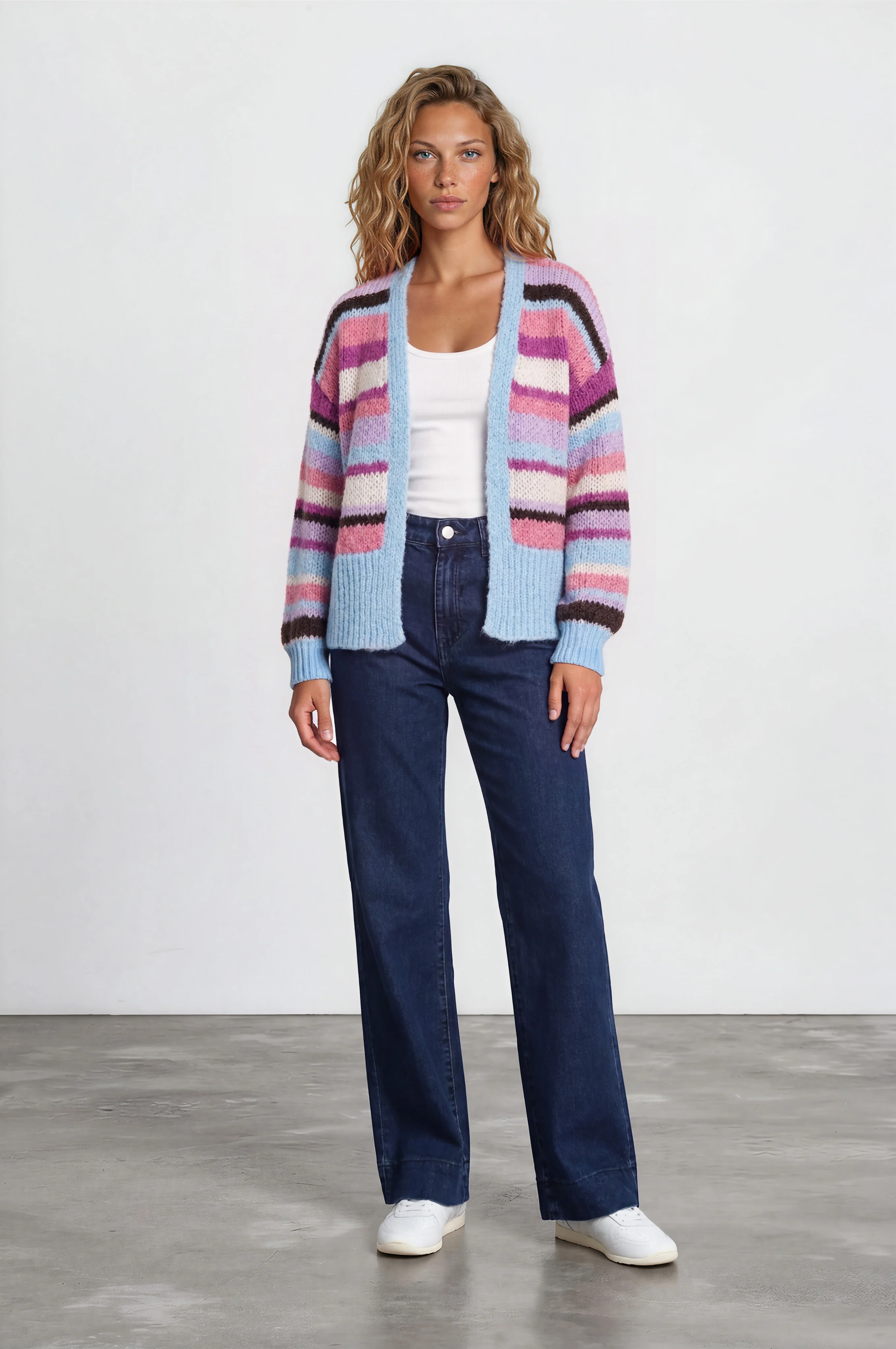 Jesse Jeans - High Waisted Wide Leg Jeans in Dark Denim - Image 25